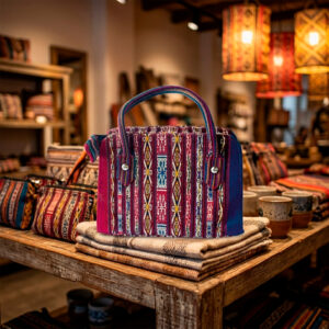 Bolso de lana de Alpaca
